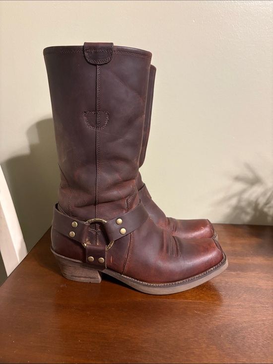 Ariat Shoes - Ariat Vintage Women's Brown Leather Motorcycle Harness Boots - Size 6.5B